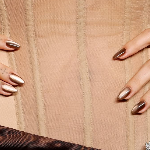 Hailey Bieber’s Brown Cat-Eye Nails Are the Autumn Trend Everyone’s Copying — Here’s Why